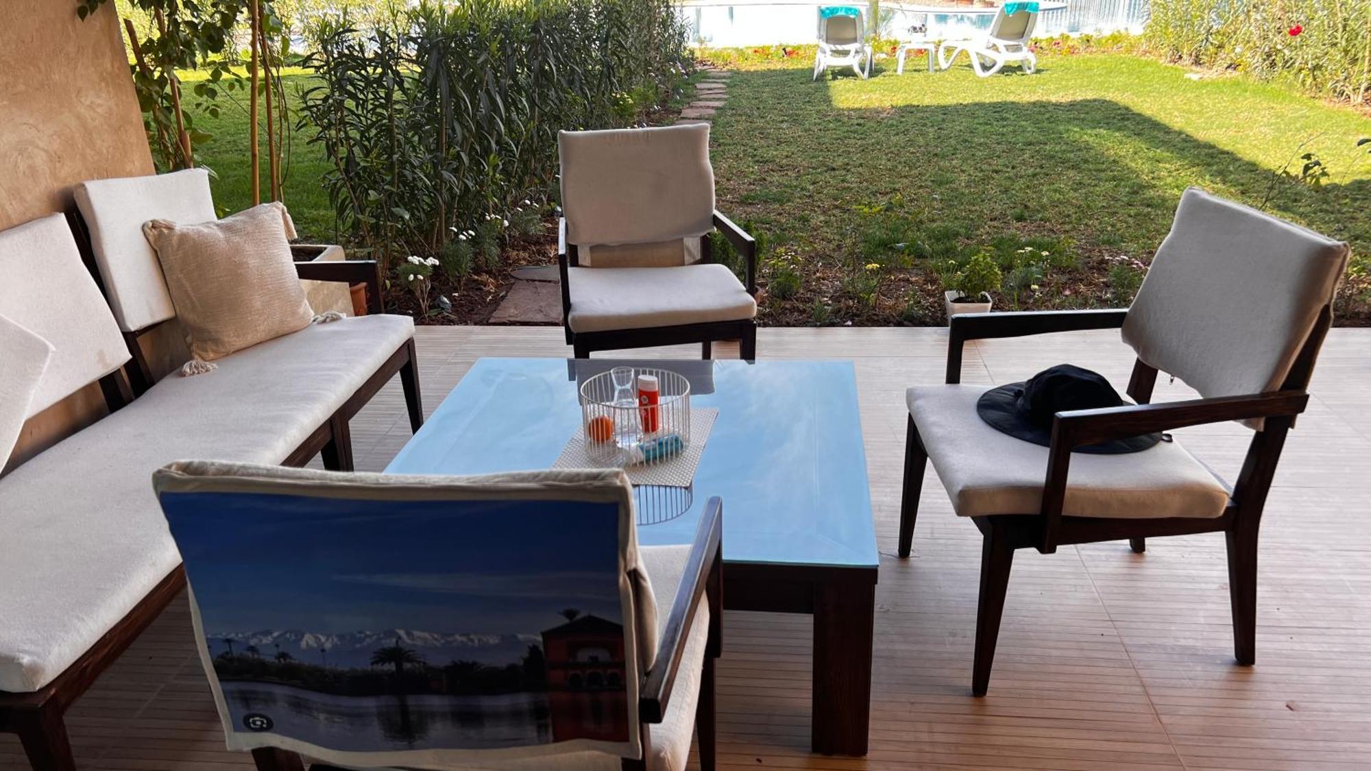 Mini-Villa Situee Dans Une Residence Prestigia A Marrakech, Avec Une Vue Sur La Piscine Et Le Golf Une Securite 24H Sur 24 Et Une Proximite Ideale De L Aeroport 5 Minutes C Est Une Offre Parfaite Pour Des Vacances Marraquexe Exterior foto
